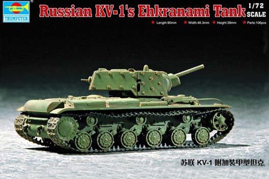Trumpeter 07230 KV-1S Ehkranami soviétique (1/72)