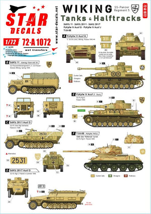 Star Decals 72-A1072 Viking n° 3. Échelle 1/72