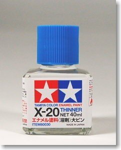 Diluant pour émail Tamiya X20 (46 ml) (80030) – image 2