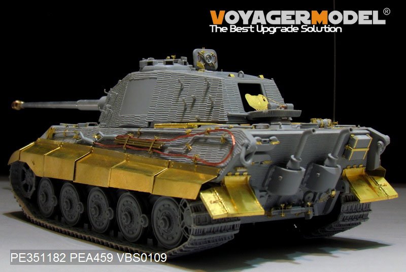 Maquette Voyager PE351182 Char King Tiger allemand de la Seconde Guerre mondiale (tourelle Hensehel) (pour kit DRAGON/ZVEZDA) 1/35 – Bild 3