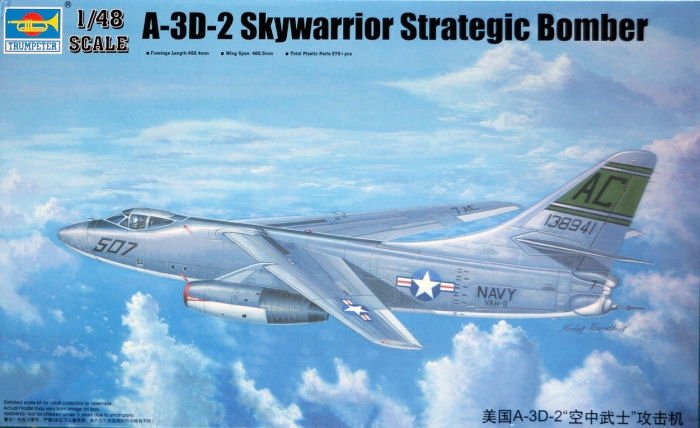 Trumpeter 02868 A-3D-2 Skywarrior Bombardier stratégique (1/48)
