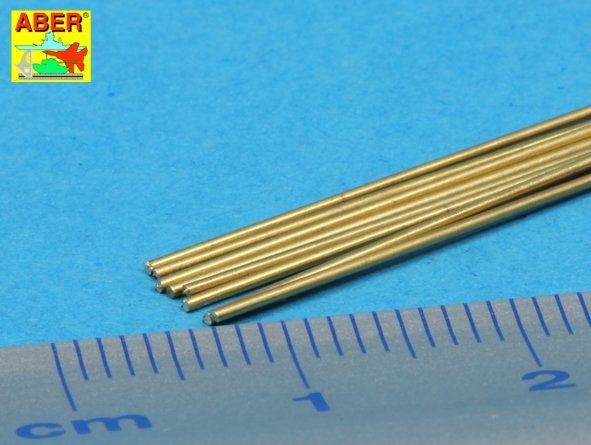 Aber BR06 Tiges rondes en laiton 0,60 mm de longueur 250 mm x 8 pièces. – image 5