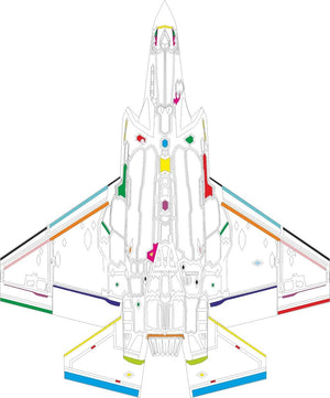 Panneaux RAM Eduard EX1098 F-35C Tamiya 1/48