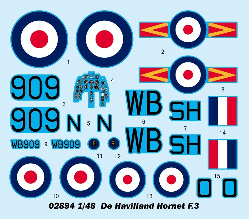 Trompette 02894 De Havilland Hornet F.3 – Bild 4