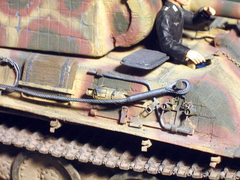 Câble de remorquage Eureka XXL ER-2501 pour char Pz.Kpfw.V Panther Ausf.G à l&amp;#39;échelle 1/25 – image 7