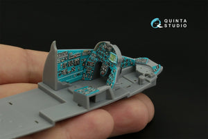 Intérieur imprimé en 3D et coloré sur papier décalcomanie Quinta Studio QDS-48356 Mi-24D (Trumpeter) (Petite version) 1/48 – image 9