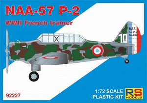 RS Models 92227 NAA-57 P-2 Avion d&amp;#39;entraînement français de la Seconde Guerre mondiale, échelle 1/72
