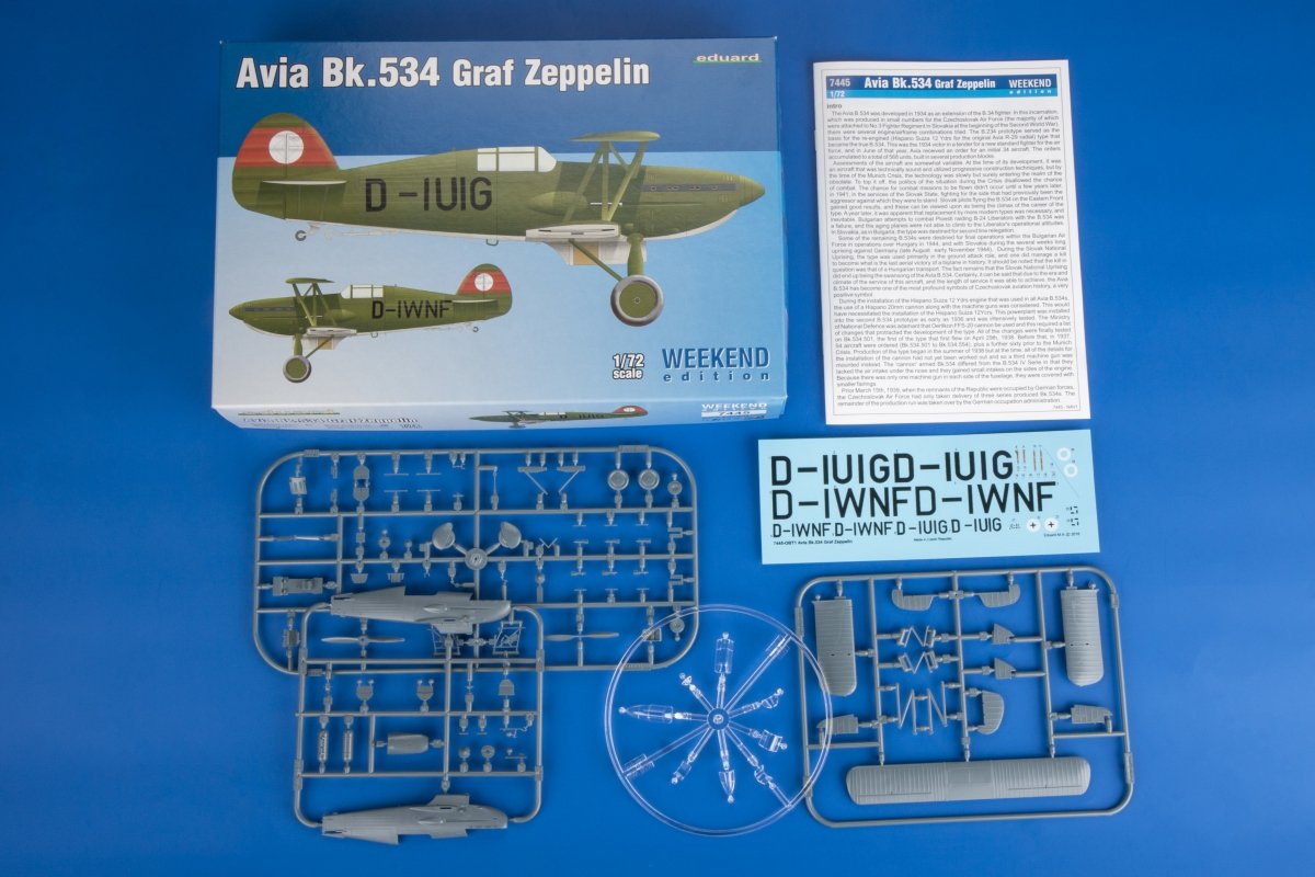 Eduard 7445 Avia Bk-534 Graf Zeppelin 1/72 – image 2