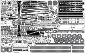 Pontos 32003F1 IJN Yamato 1945 Module complémentaire avancé (1/350) – image 10