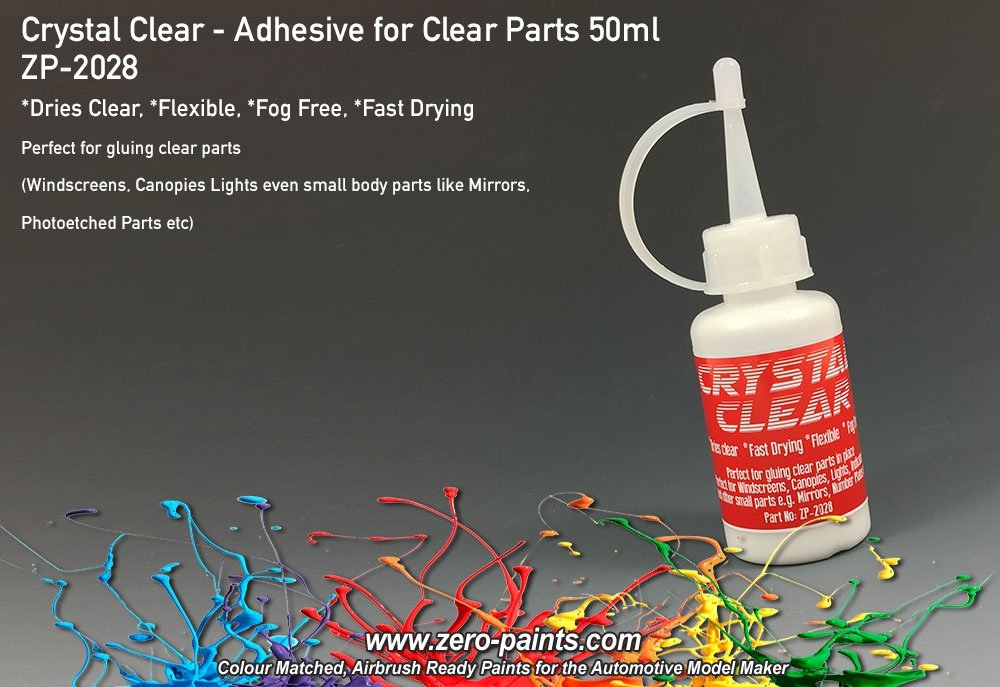 Zero Paints ZP-2028 Crystal Clear - Adhésif pour pièces transparentes 50 ml 