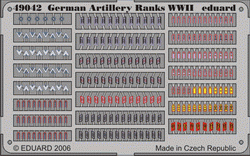 Eduard 49042 Grades d&amp;#39;artillerie allemands Seconde Guerre mondiale 1/48