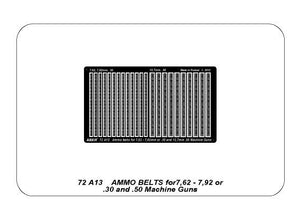 Bandes de munitions Aber 72A13 7,62-7,92 ou .30 et .50 pouces / Bandes de munitions 7,62-7,92 ou .30 et .50 1/72 – immagine 5
