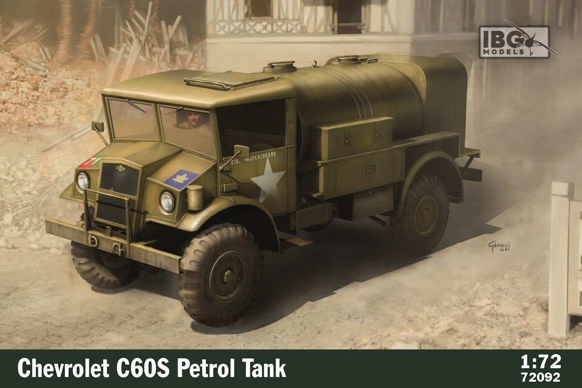 IBG 72092 Réservoir d&amp;#39;essence Chevrolet C60S 1/72