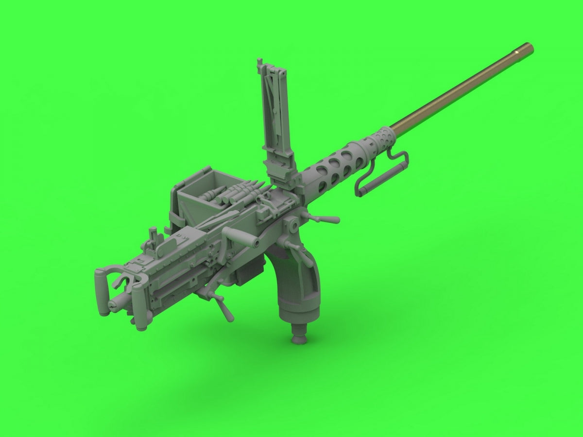 Maquette Master GM-35-070 Browning M2HB calibre .50 (12,7 mm) - avec support pour chasseur de chars M10 (berceau D70627 avec petite boîte à munitions D68375) 1/35 – image 6