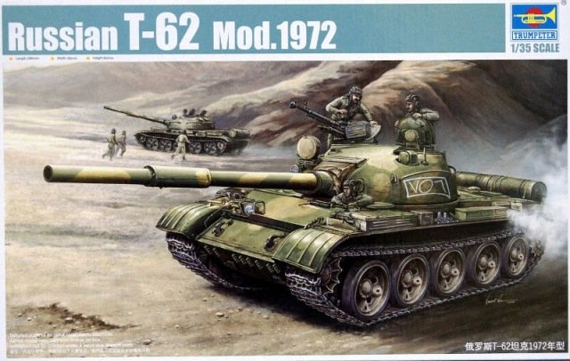 Trumpeter 00377 Char russe T-62 Mod 1972 (1/35)