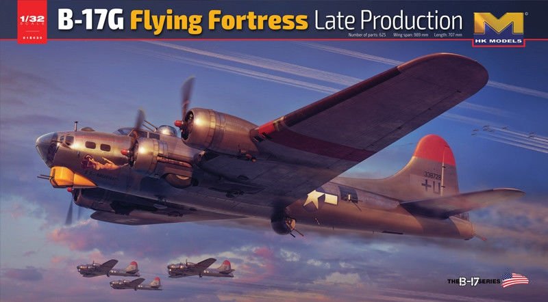 Maquette HK Models 01E030 B-17 Flying Fortress G Nouvelle Édition 1/32