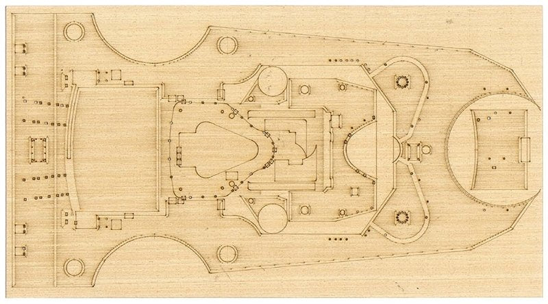 J&amp;#39;adore le kit 66602 Bismarck, ensemble de détails pour TRUMPETER 03702 1/200 – image 2