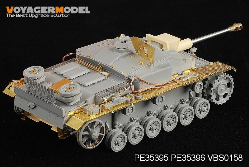 Voyager modèle PE35396 garde-boue allemand StuG.III Ausf.F8 de la seconde guerre mondiale pour DRAGON 6644 1/35 – image 4