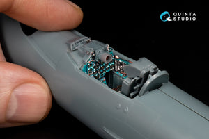 Quinta Studio QD+48552 MiG-21R (green cockpit panels) 3D-Printed &amp;amp; coloured Interior on decal paper (Eduard) (with 3D-printed resin parts) 1/48 – zdjęcie 10