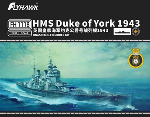 Maquette FlyHawk FH1118 HMS Duke of York 1943 1/700
