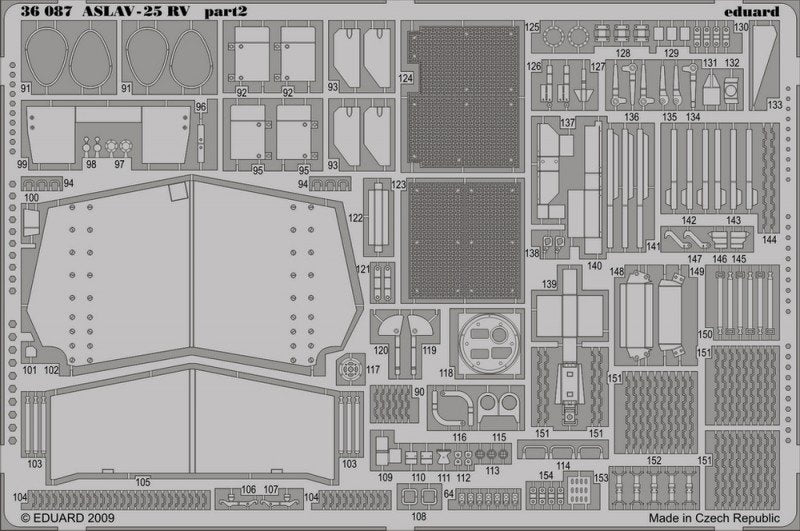 Eduard 36087 ASLAV-25 RV 1/35 Trumpeter – immagine 2