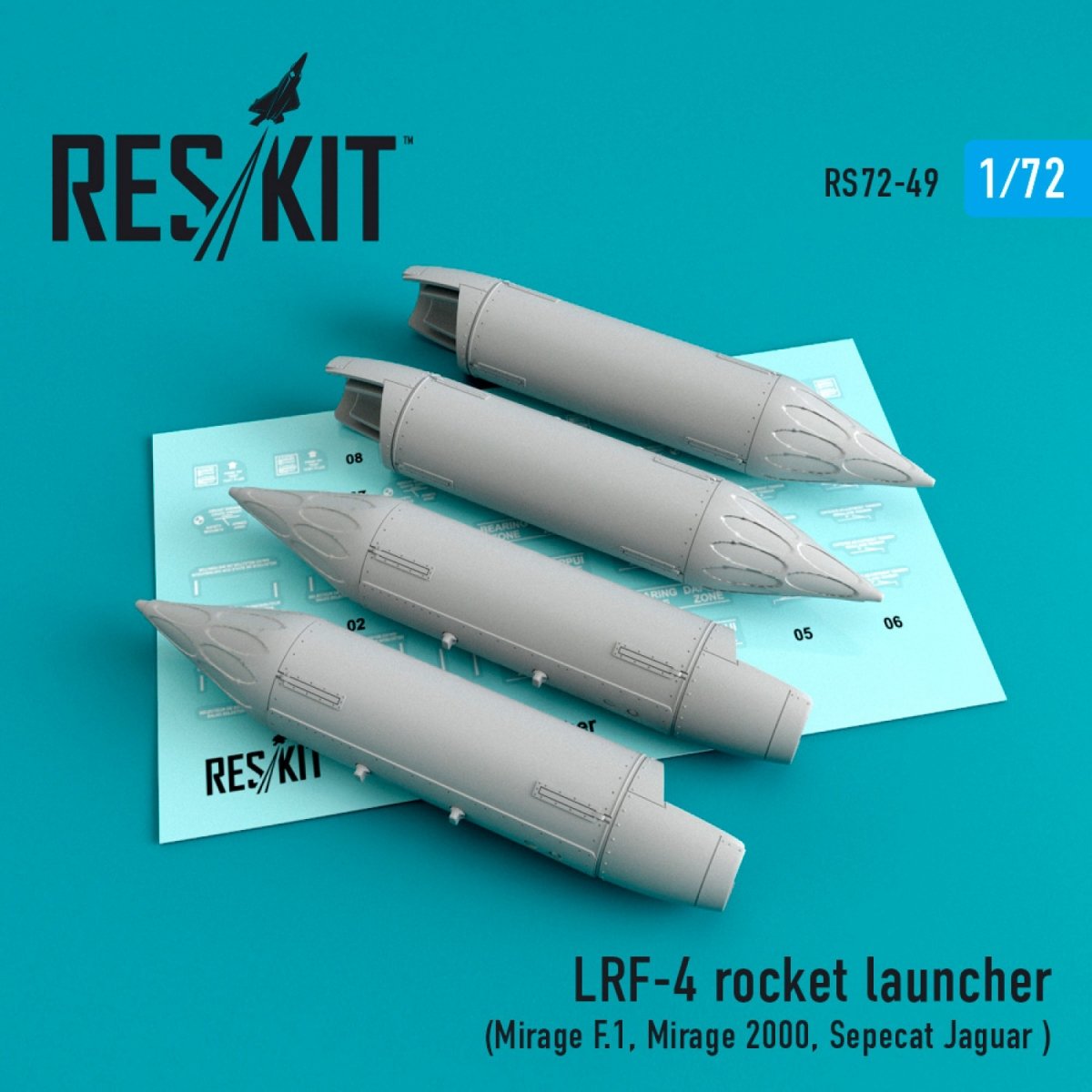 RESKIT RS72-0049 LANCE-ROUSSÉES LRF-4 (4PCS) 1/72