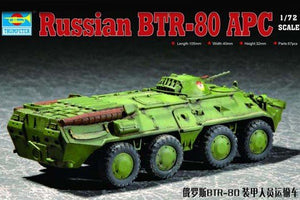 Trumpeter 07267 BTR-80 russe, véhicule blindé de transport de troupes (1/72)