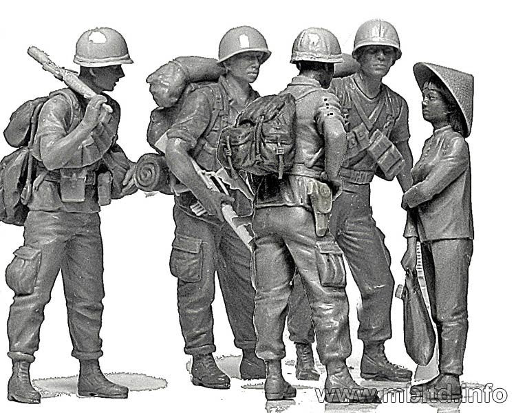 Master Box 3599 Marines américains « Patrouille » (série Guerre du Vietnam) (1/35) – immagine 11