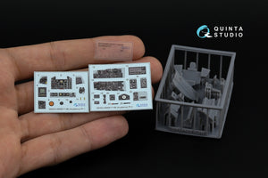 Quinta Studio QDS+48485 F-4B Phantom II Intérieur imprimé en 3D et coloré sur papier décalcomanie (Academy) (Petite version) (avec pièces en résine imprimées en 3D) 1/48 – image 2