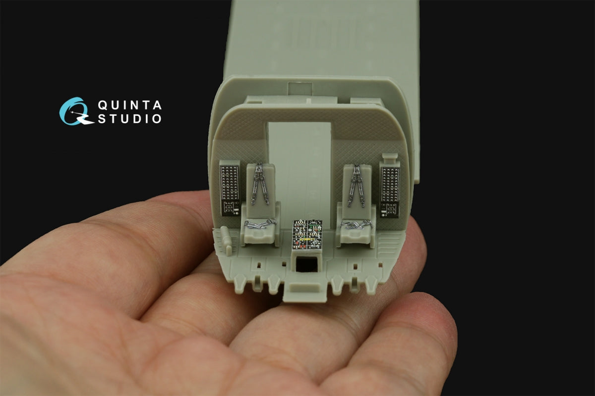 Intérieur coloré imprimé en 3D sur papier décalcomanie Quinta Studio QD72174 CH-47A (Trumpeter) 1/72 – image 10