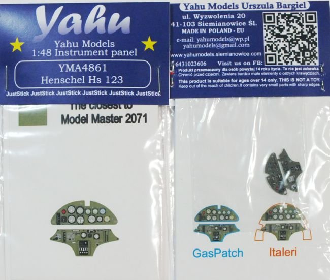 Yahu YMA4861 HS 123 GasPatch / Italeri (1/48)