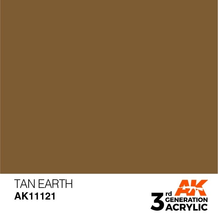 AK Interactive AK11121 TERRE BRUN – STANDARD 17ml