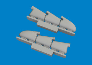 Eduard 672408 Spitfire Mk. V à trois échappements arrondis - Maquette Tamiya 1/72 – immagine 3