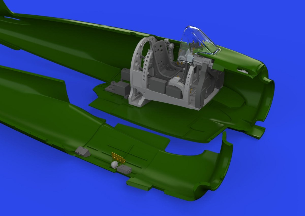 Maquette Eduard 648850 A6M2-N Rufe cockpit (échelle 1/48) – Bild 4