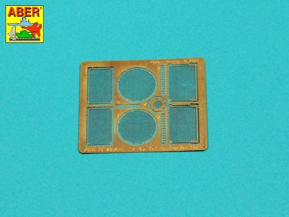 Aber 48A33 Grilles pour Panther D 1/48  – immagine 3