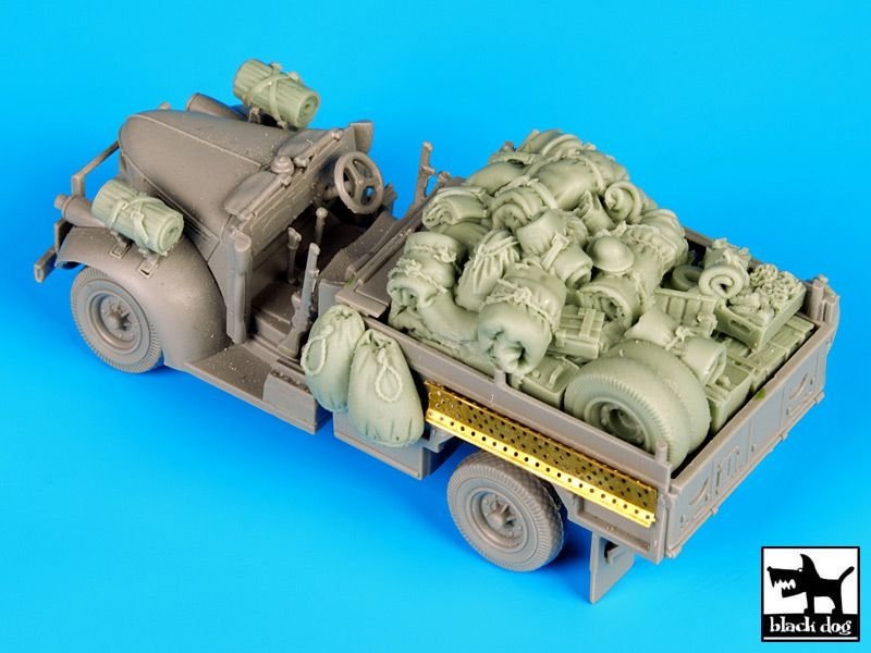 Ensemble d&amp;#39;accessoires Black Dog T72039 pour Chevrolet britannique 30 cwt (échelle 1/72) de Dragon – image 2