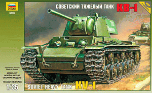Zvezda 3539 KV-1 Char lourd soviétique 1/35