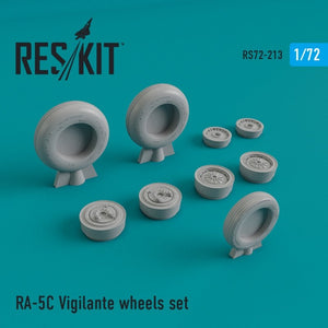 RESKIT RS72-0213 RA-5 Jeu de roues Vigilante 1/72