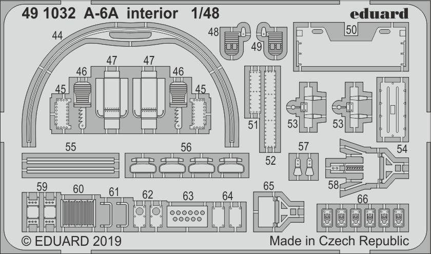 Intérieur Eduard 491032 A-6A 1/48 HOBBY BOSS 