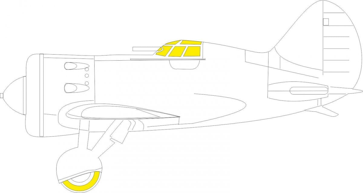 Eduard CX631 I-16 Type 5 HÉLICE TRANSPARENTE 1/72