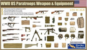 Gecko Models 35GM0050 Armes et équipements des parachutistes américains de la Seconde Guerre mondiale, échelle 1/35