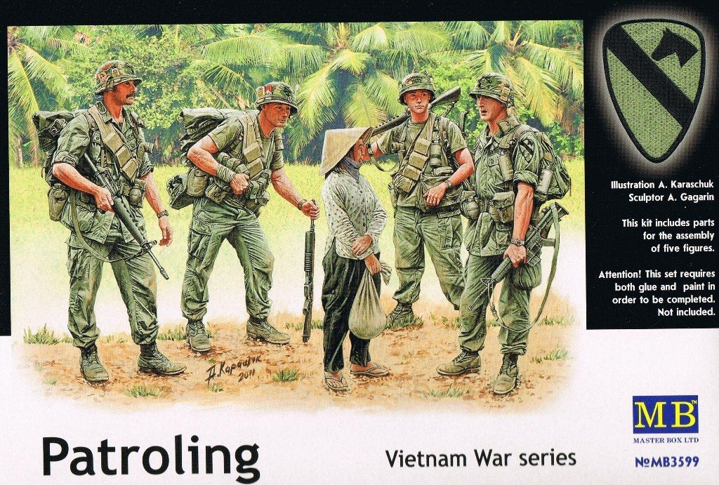 Master Box 3599 Marines américains « Patrouille » (série Guerre du Vietnam) (1/35)