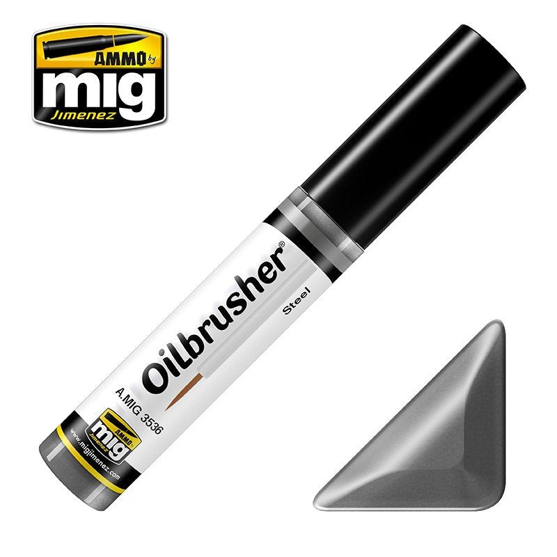 Munitions de Mig Jimenez 3536 OILBRUSHER ACIER