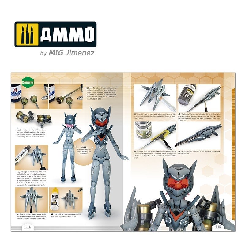 AMMO par Mig Jimenez 6113 Comment monter des maquettes KOTOBUKIYA (en anglais) – image 6