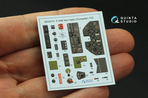 Intérieur coloré imprimé en 3D sur papier décalcomanie Quinta Studio QD32214 P-40M WarHawk (Trumpeter) 1/32 – image 4