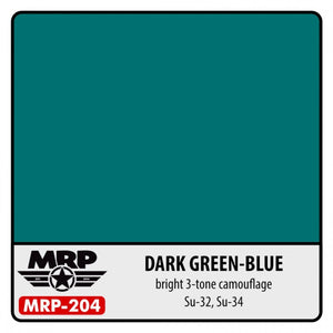 Peinture MR. Paint MRP-204 VERT FONCÉ - BLEU SU-34 30 ml
