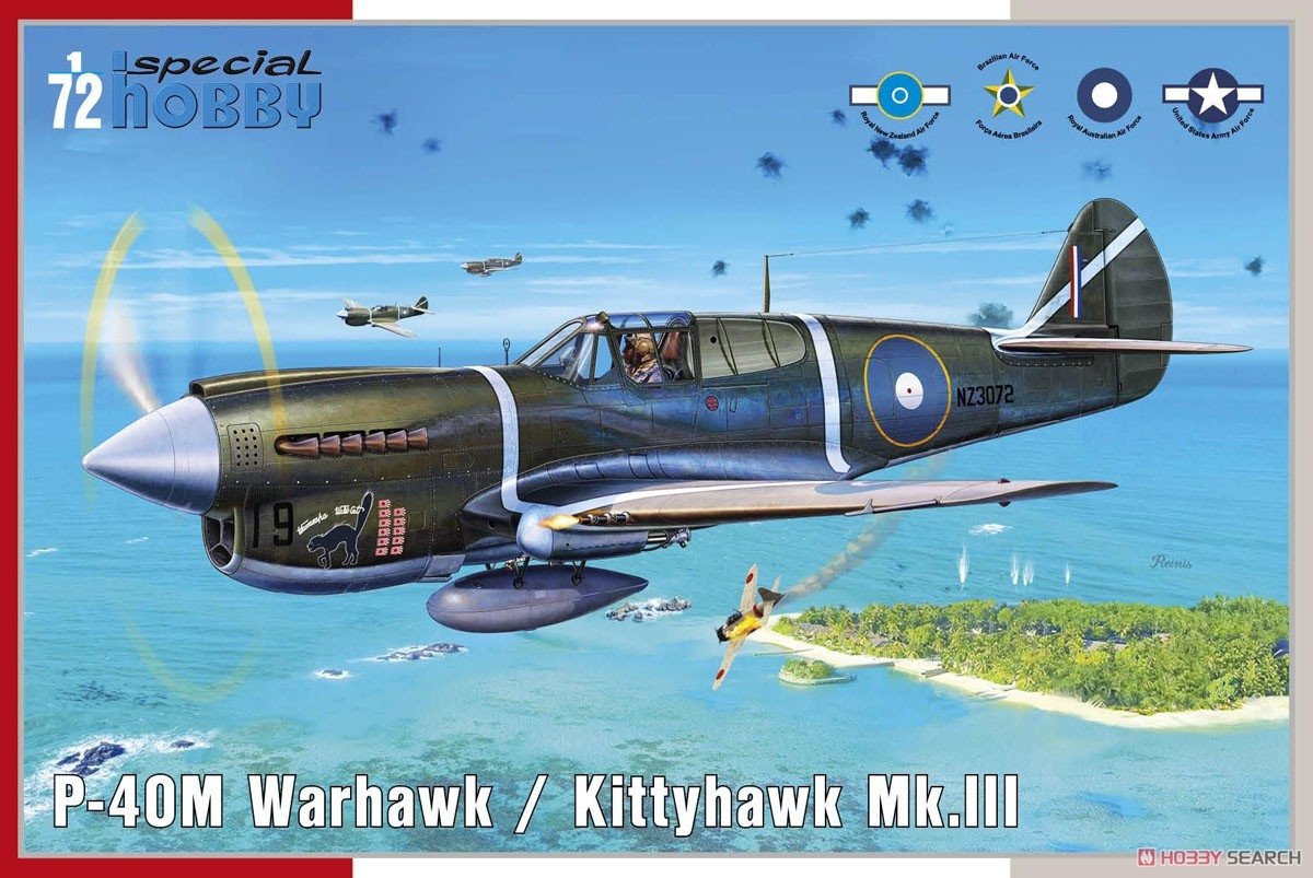 Maquette Special Hobby 72382 P-40M Warhawk / Kittyhawk Mk.III au 1/72