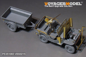 Maquette Voyager PE351065 Jeep Willys MB américaine de la Seconde Guerre mondiale pour TAKOM 2126 au 1/35 – immagine 5