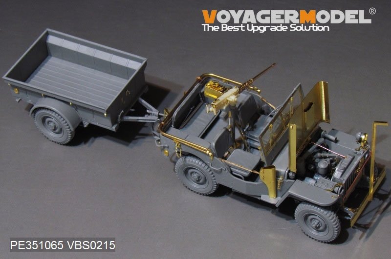 Maquette Voyager PE351065 Jeep Willys MB américaine de la Seconde Guerre mondiale pour TAKOM 2126 au 1/35 – immagine 5