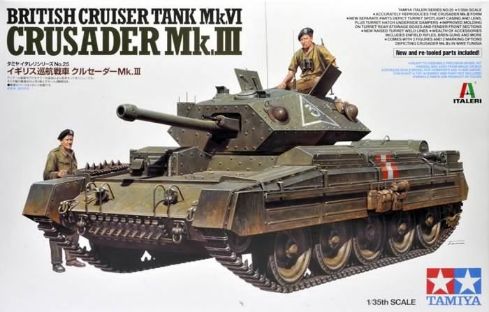 Tamiya 37025 Char de croisière Mk. IV Crusader Mk. III 1/35